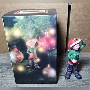 Harley-Davidson Christmas Ornament 1994 "Daddy's Boots" EUC